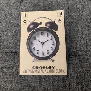 New Crosley vintage metal alarm clock